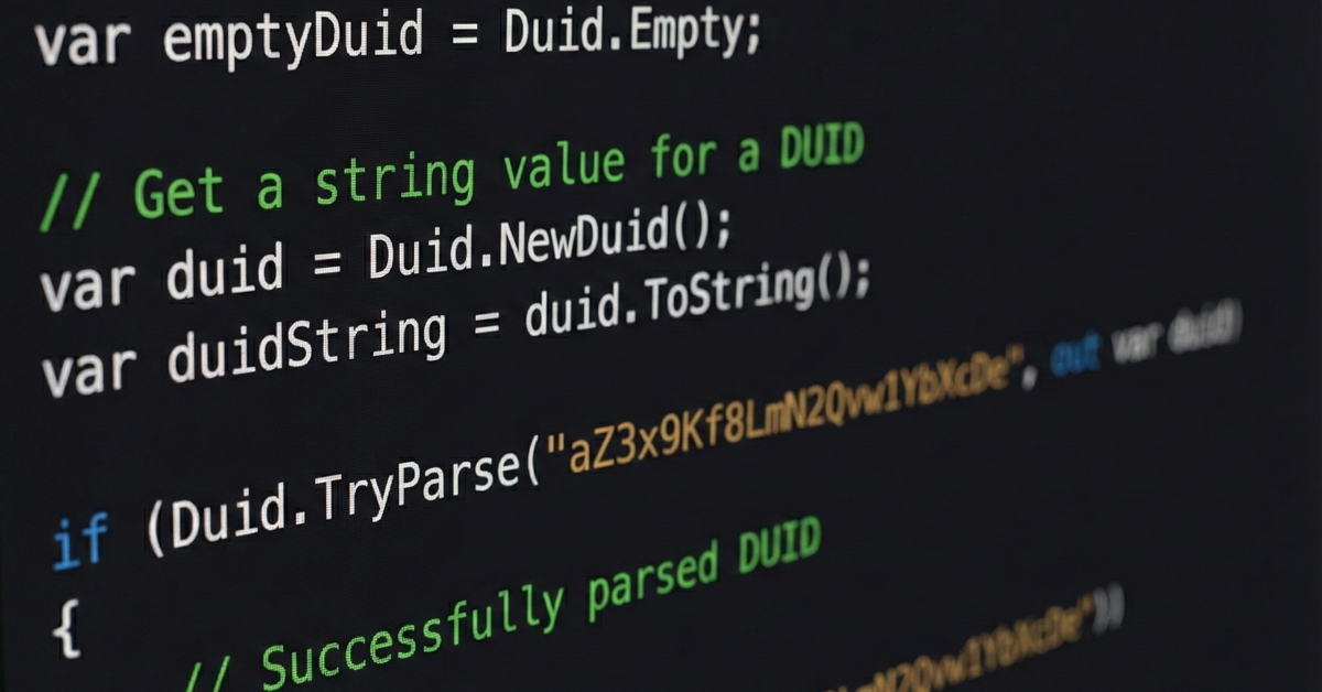 The .NET DUID